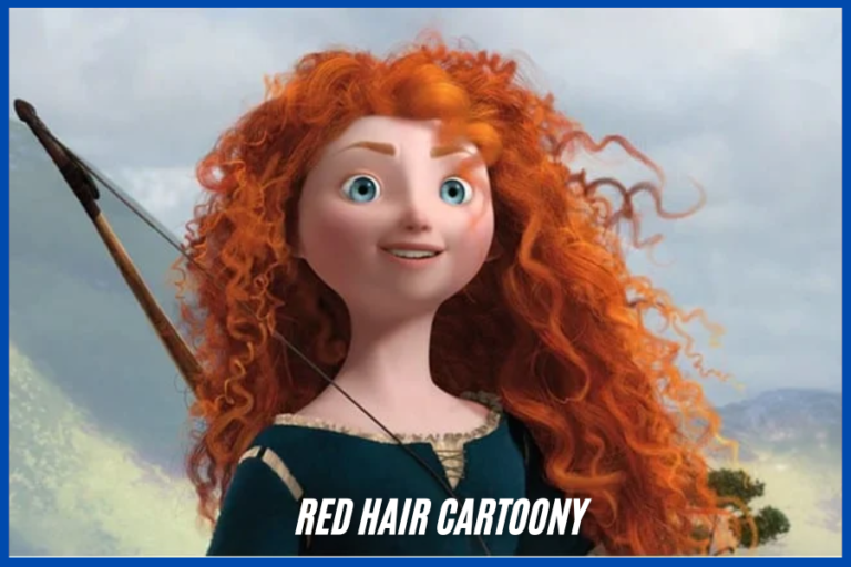 red hair cartoony