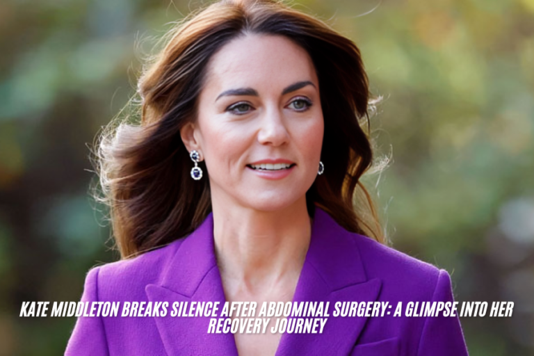 kate middleton breaks silence after abdominal surgery