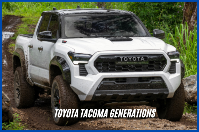 toyota tacoma generations