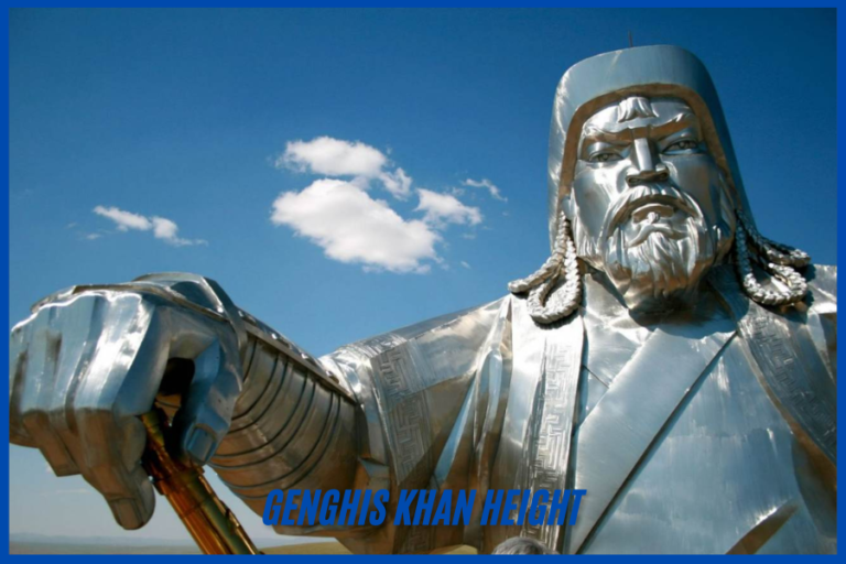 genghis khan height