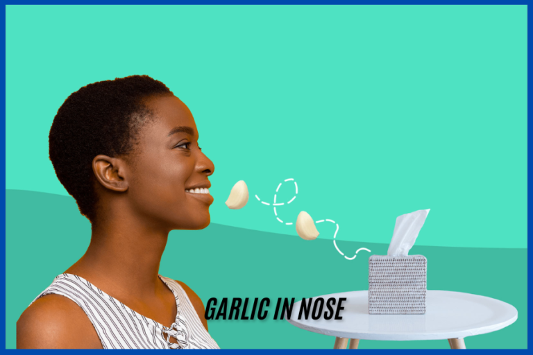 garlic in nose