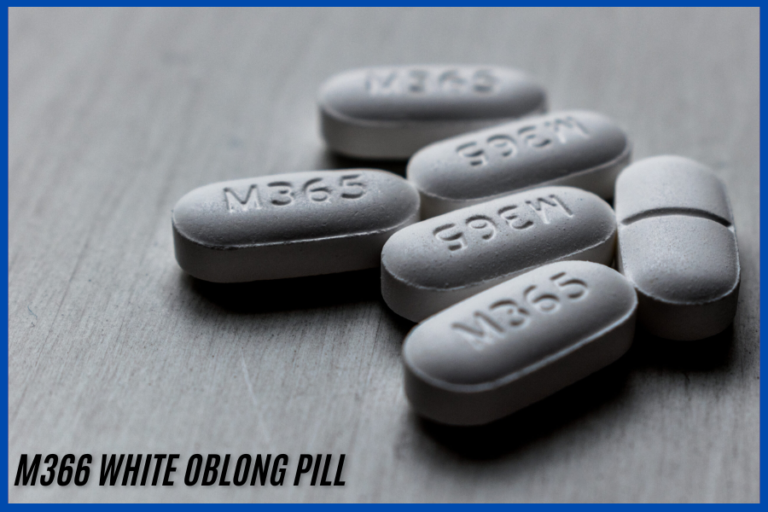 m366 white oblong pill