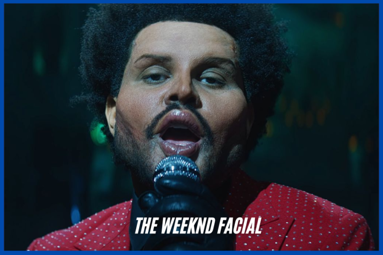 the weeknd facial